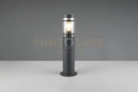 Paolma palo da esterno metallo antracite ip44 h.50cm 1 luce attacco...