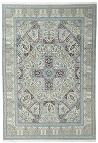 Nain Tappeto 440x310 Beige (Iran) Annodato A Mano