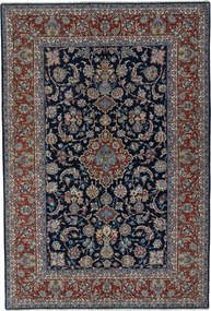 Isfahan Tappeto persiano 160x240 Blu (Iran) Annodato A Mano