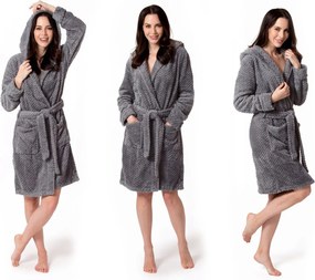 Accappatoio da donna Vestaglia DIAMOND Grey S/M