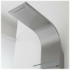 Colonna Doccia Acciaio Inox Cromo Satinato Multifunzione New York