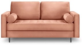Divano in velluto rosa , 174 cm Santo - Milo Casa