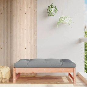 Poggiapiedi Da Giardino 120x80 Cm İn Legno Massello Di Douglas /