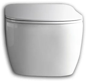 Antonio Lupi Design Komodo1 Vaso Sospeso Senza Brida Con Sedile Termoindurente In Ceramica Bianco Lucido