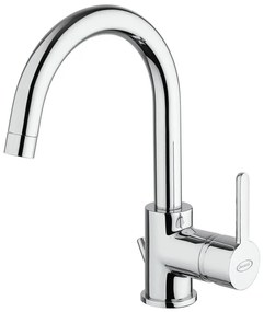 Rubinetto per lavabo getto laminare cristallino Cloud cromato lucido JACUZZI RUBINETTERIA