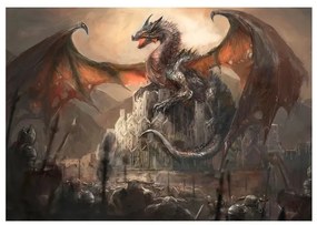 Fotomurale adesivo  Dragon castle  Larghezza x Altezza Home decor 441x315