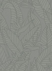 Arte Carta da parati Strelitzia - Teal