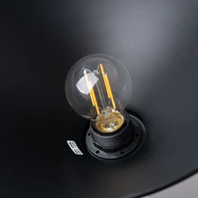 Sollux SL.1326 - Lampadario a sospensione con filo ZUMA 1xE27/15W/230V diametro 30 cm nero