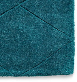 Tappeto in lana verde smeraldo , 150 x 230 cm Kasbah - Think Rugs