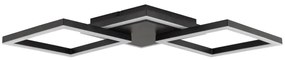 Brilliant - Plafoniera LED JORVIC LED/21W/230V 28x61,5 cm nera