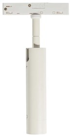 Faretto moderno bianco per sistema binario monofase - Slimline Uzzy