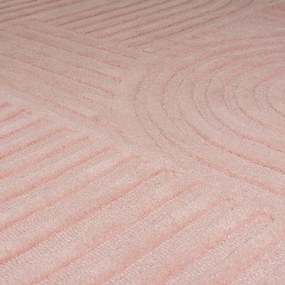 Tappeto in lana rosa 120x170 cm Zen Garden - Flair Rugs