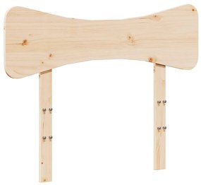 Testiera 90 cm in legno massello di pino