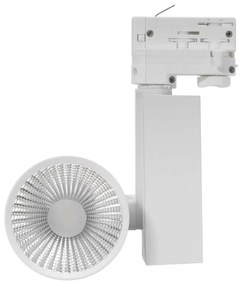 Faro LED 40W Trifase, Bianco, CRI92, 100°, Bridgelux LED Colore  Bianco Caldo 2.700K