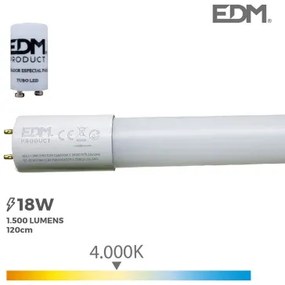 Tubo LED EDM A+ T8 18 W 1500 Lm (4000 K)