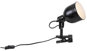 Rabalux 3092 - Faretto con clip 1xE14/25W/230V nero