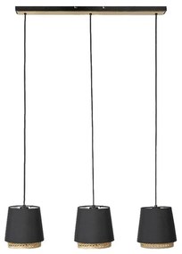 Lindby - Ananya 3 Lampada a Sospensione Black Lindby