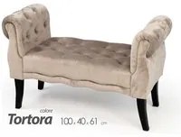 Panca in velluto tortora seduta comoda arredo design cm 100x 40 x 61 h