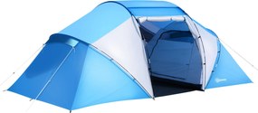 Tenda da Campeggio per 6 Persone 460x230x195 cm...