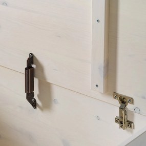 Cassapanca in legno di pino bianco 80x45 cm Anita - Støraa