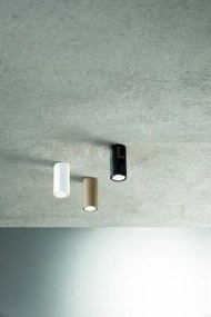 Plafoniera filo attacco gu10 oro d.6cm h.12cm