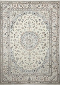 Nain Tappeto persiano 240x340 Beige (Iran) Annodato A Mano