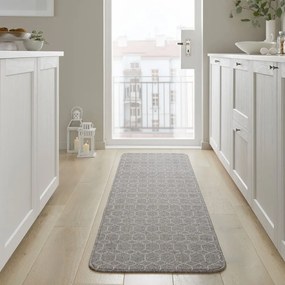 Runner lavabile grigio chiaro 57x230 cm Argyll - Flair Rugs