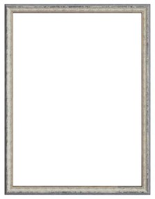 Cornice INSPIRE Fabriano bianco e oro opaco per foto da 60x80 cm