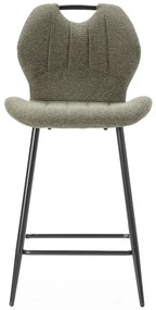 Set di 2 sgabelli da bar verdi (altezza seduta 65 cm) Muli - Marckeric