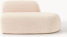 Chaise lounge in bouclé Wolke