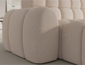 Divano angolare beige allungabile (con penisola a sinistra/con chaise lounge) Ceedro – ELTAP