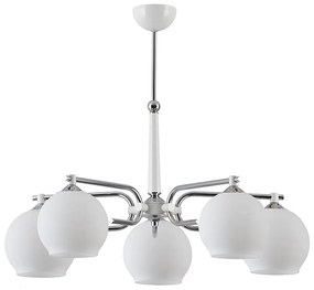 Jupiter 1399 - AX 5 B - Lampadario a sospensione con supporto rigido AXEL 5xE27/60W/230V