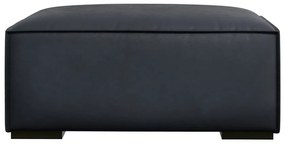 Pouf in pelle blu scuro Madame - Windsor &amp; Co Sofas