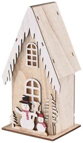 Decorazione natalizia LED 3xLED/2xAA beige