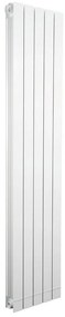 Radiatore acqua calda PRODIGE SUPERIOR in alluminio, 5 elementi, interasse 1800 mm, bianco