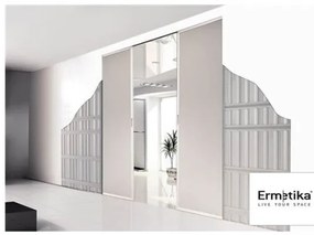 Controtelaio (80+80) x 210 x 10 cm Ermetika Evolution doppio cartongesso per porta a scomparsa (CONTATTARE PER DISPONIBILITA')