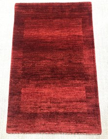 Loribaft Tappeto 130x80 Rosso (Iran) Annodato A Mano