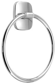 Aqualine - Appendiabiti da parete RUMBA diametro 15,6 cm cromo lucido