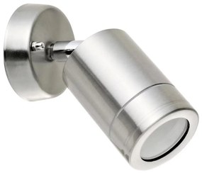 Applique da esterno OLIMP 2 1xGU10/8W/230V IP44 acciaio inossidabile