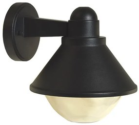 Applique da esterno ELGIN 1xE27/60W/230V IP44 nero