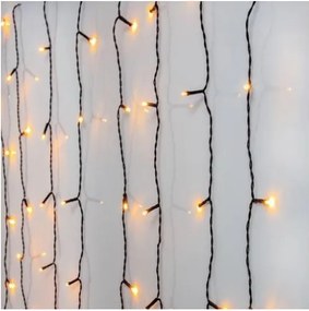 Eglo 410829 - Luci LED da esterno a tenda GOLDEN, 120 LED, 1,3 m, IP44, bianco caldo