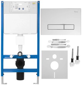 Telaio WC da incasso K011A-Q Rea HD Chrome