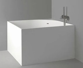 Tub Vasca 100X100 angolare In Pietraluce Bianco