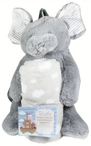 Zaino per bambini Elefante e coperta 75x90 cm