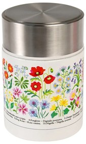 Borraccia termica color crema/argentata 450 ml Wild Flowers – Rex London