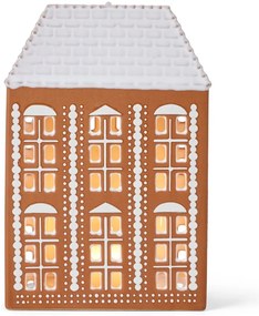 Portacandela in ceramica per lumino Gingerbread Lighthouse – Kähler Design