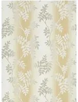 Tapete Posingford von Nina Campbell - Yellow/ Grey