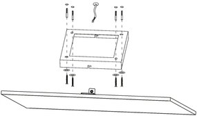 Eglo 98562 - Plafoniera LED RGB dimmerabile TURCONA-C LED/15W/230V + +TC