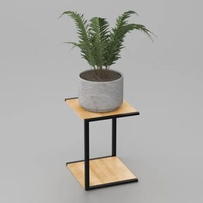 Portafiori 40x30x34 cm nero