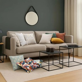 Federa decorativa in ciniglia 40x40 cm Leo – douceur d'intérieur